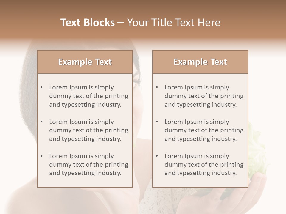 Face Nutrition Organic PowerPoint Template