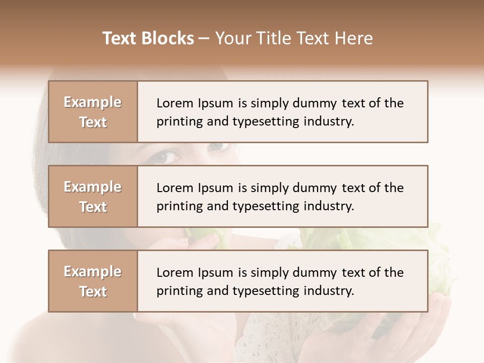 Face Nutrition Organic PowerPoint Template