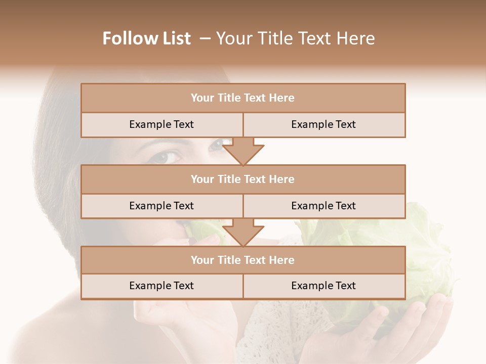 Face Nutrition Organic PowerPoint Template