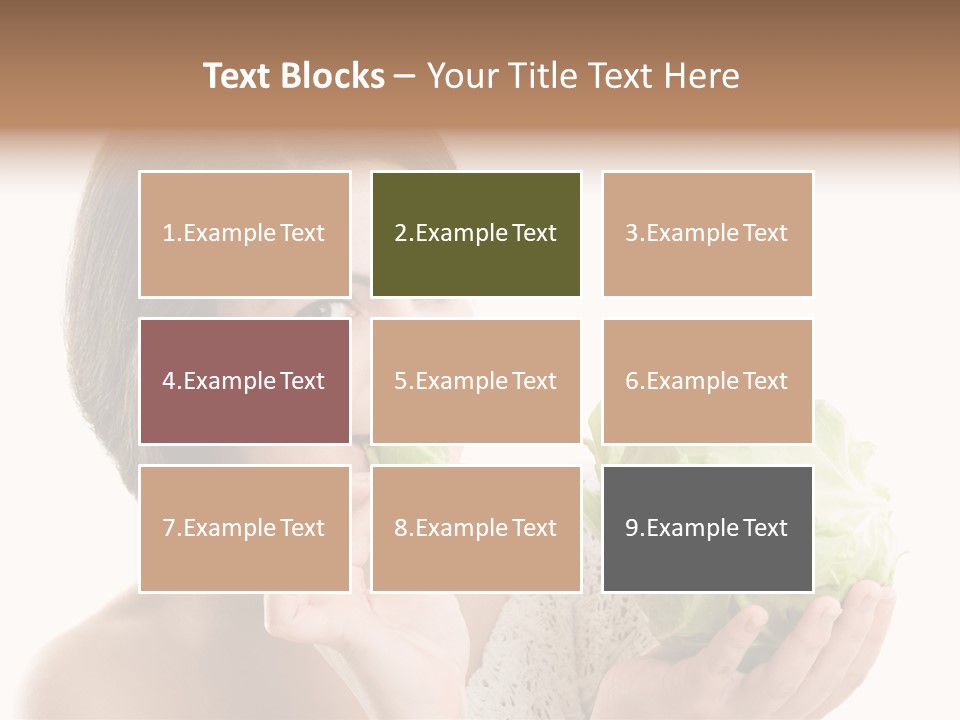 Face Nutrition Organic PowerPoint Template