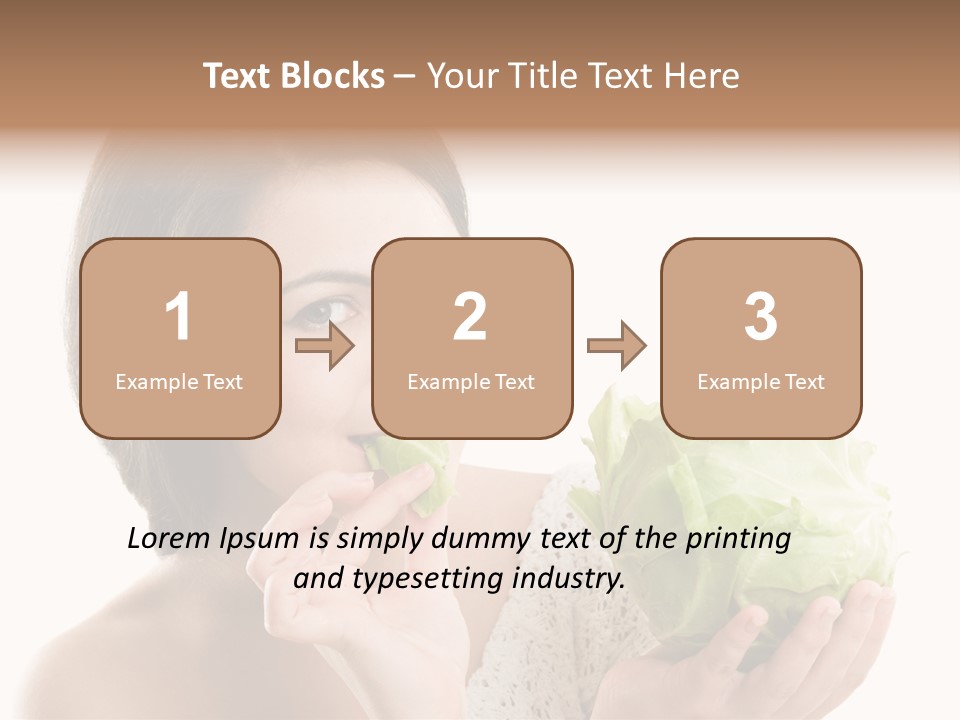 Face Nutrition Organic PowerPoint Template