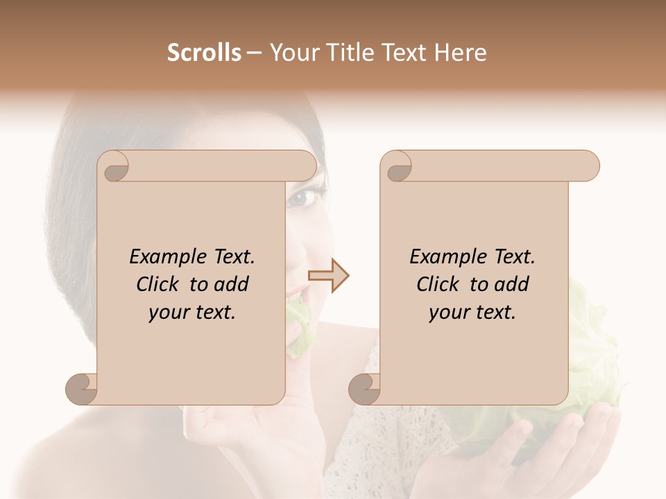 Face Nutrition Organic PowerPoint Template