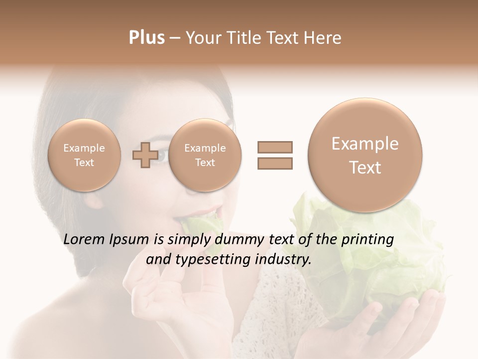 Face Nutrition Organic PowerPoint Template
