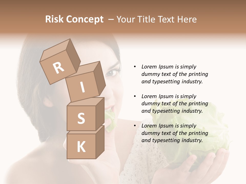 Face Nutrition Organic PowerPoint Template