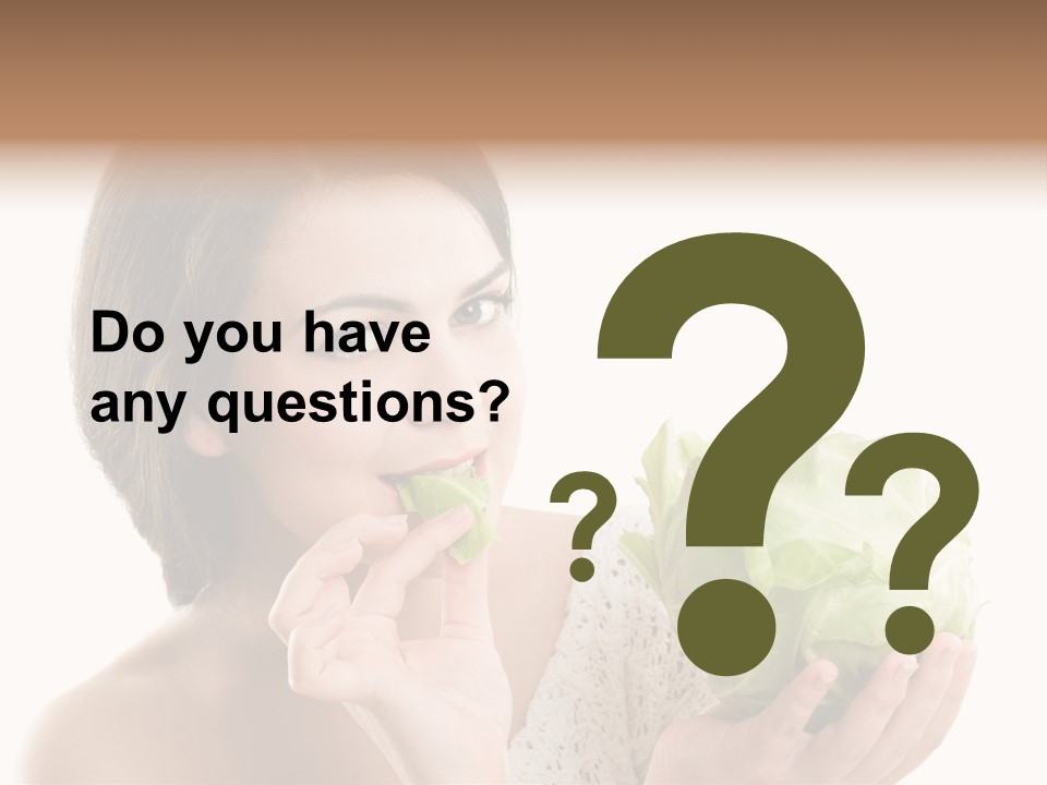 Face Nutrition Organic PowerPoint Template