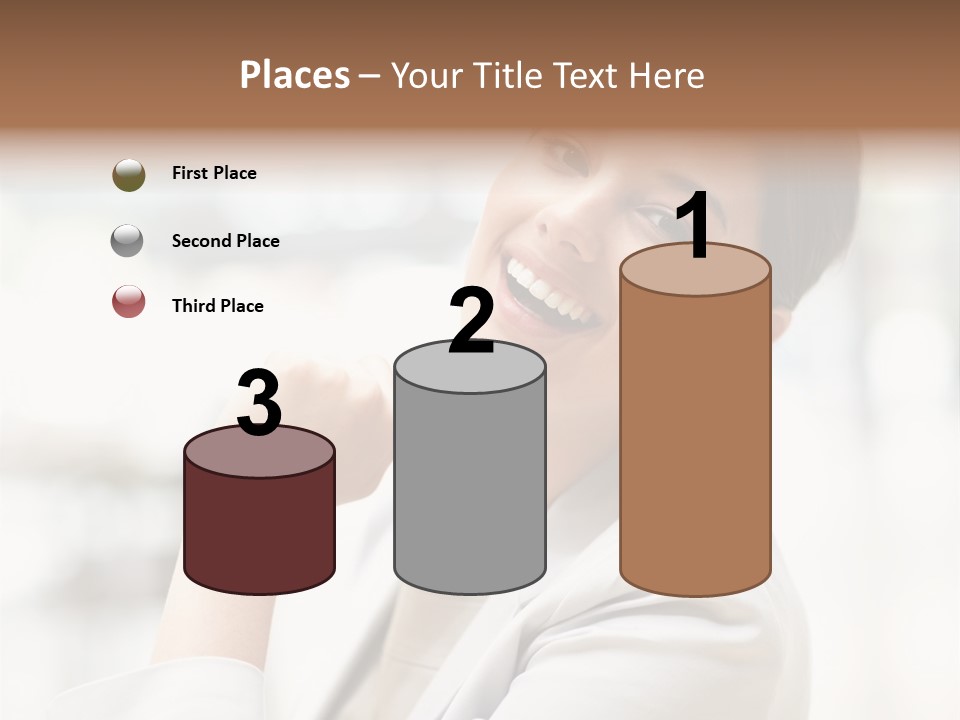 Long Elegance Girl PowerPoint Template