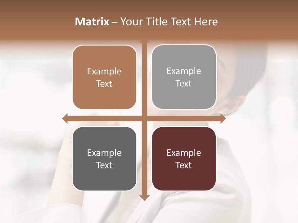 Long Elegance Girl PowerPoint Template