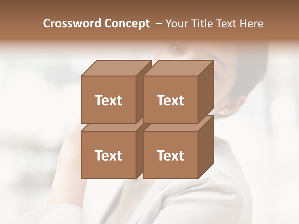 Long Elegance Girl PowerPoint Template