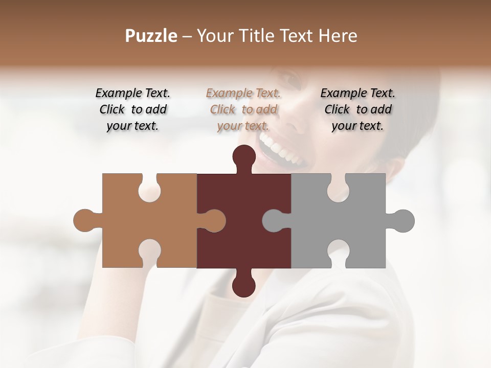 Long Elegance Girl PowerPoint Template