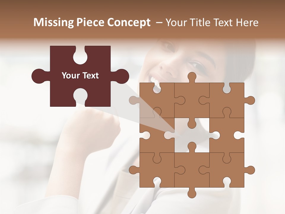 Long Elegance Girl PowerPoint Template