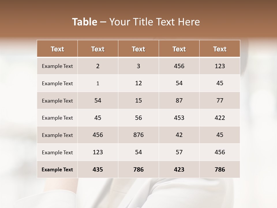 Long Elegance Girl PowerPoint Template
