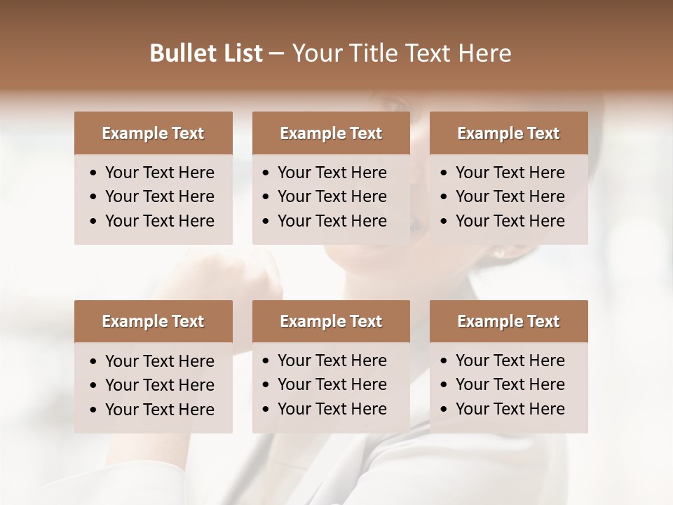 Long Elegance Girl PowerPoint Template