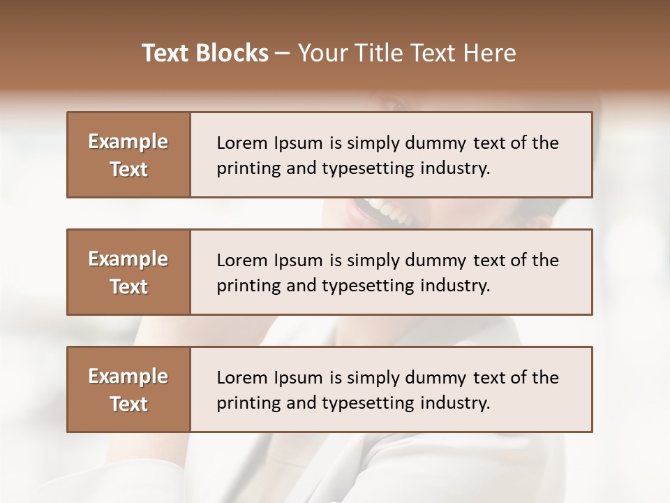 Long Elegance Girl PowerPoint Template