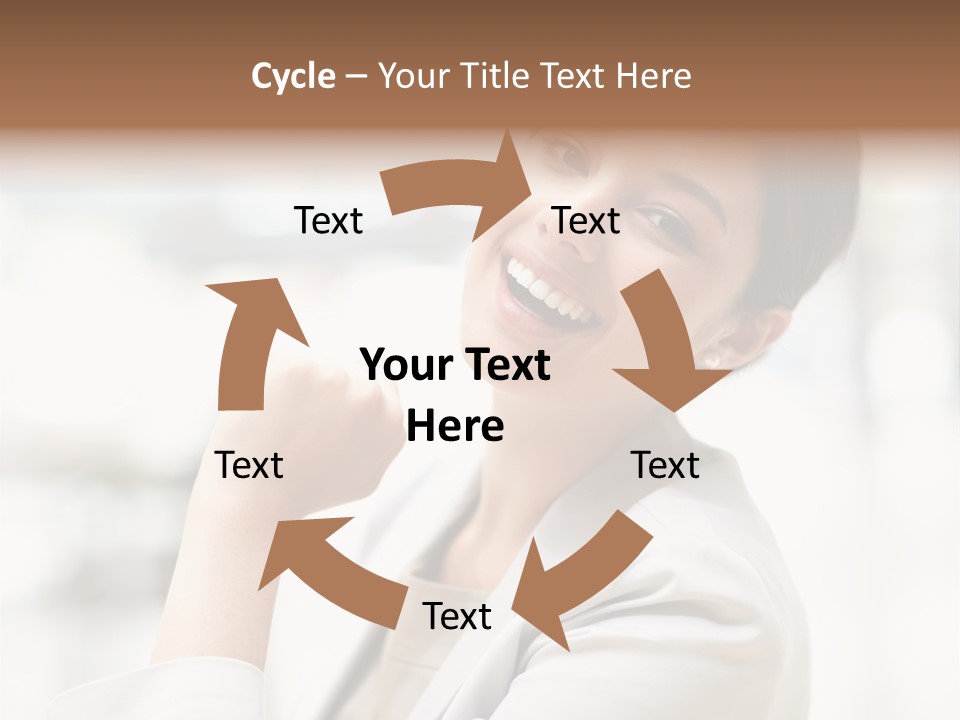 Long Elegance Girl PowerPoint Template