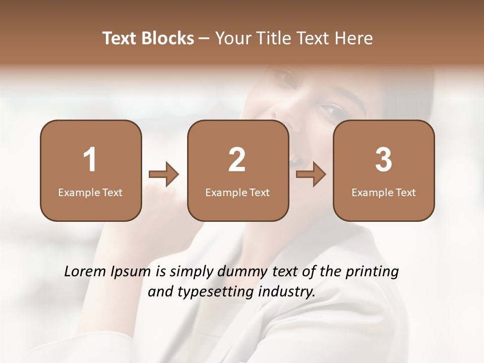 Long Elegance Girl PowerPoint Template