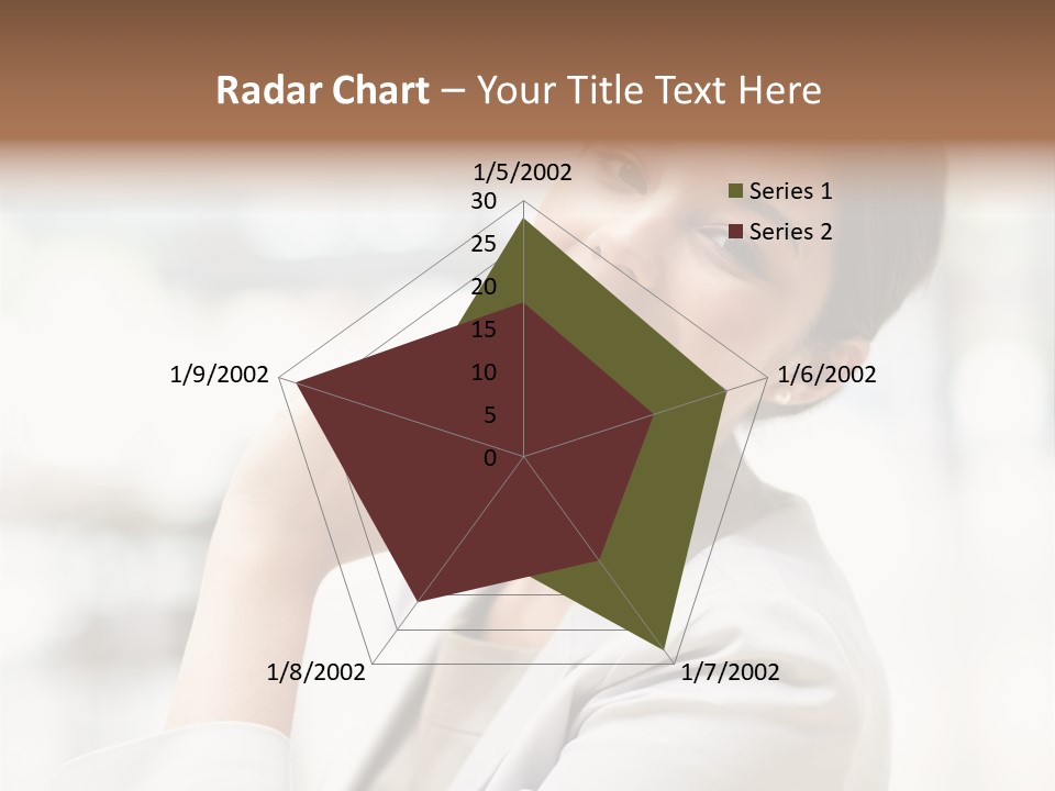 Long Elegance Girl PowerPoint Template