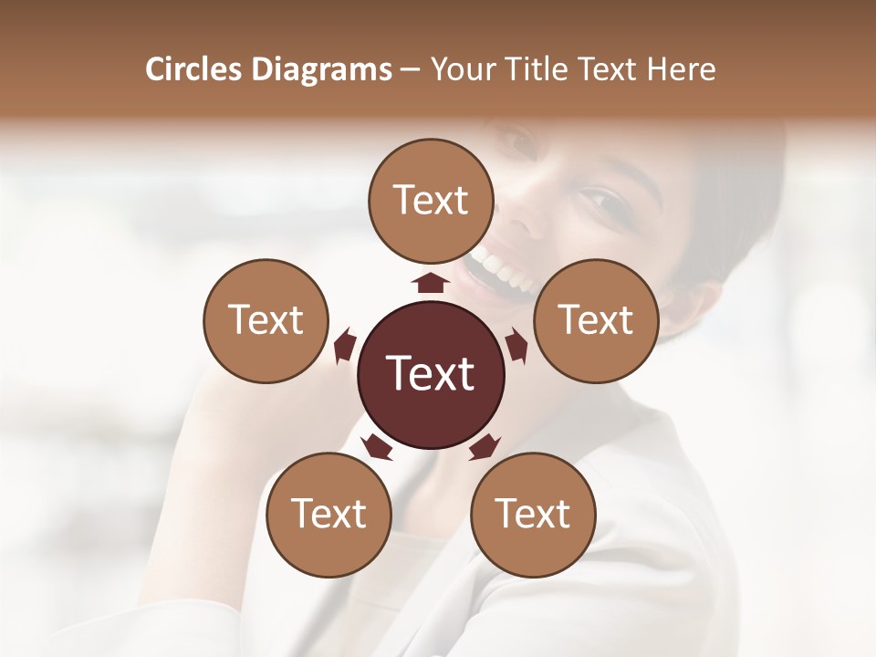 Long Elegance Girl PowerPoint Template