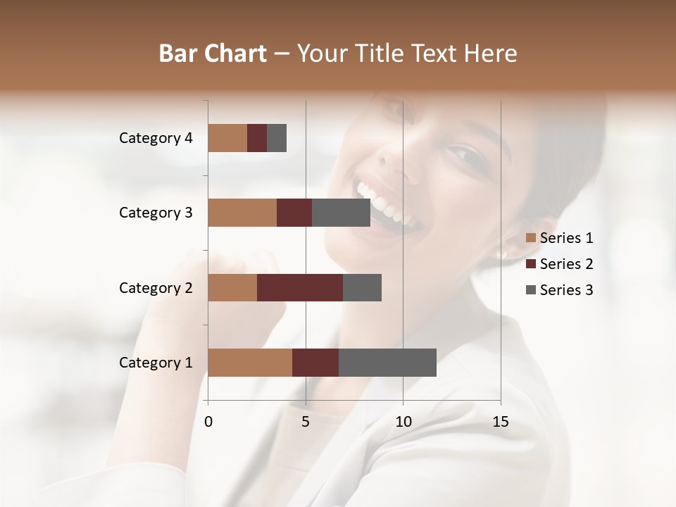 Long Elegance Girl PowerPoint Template