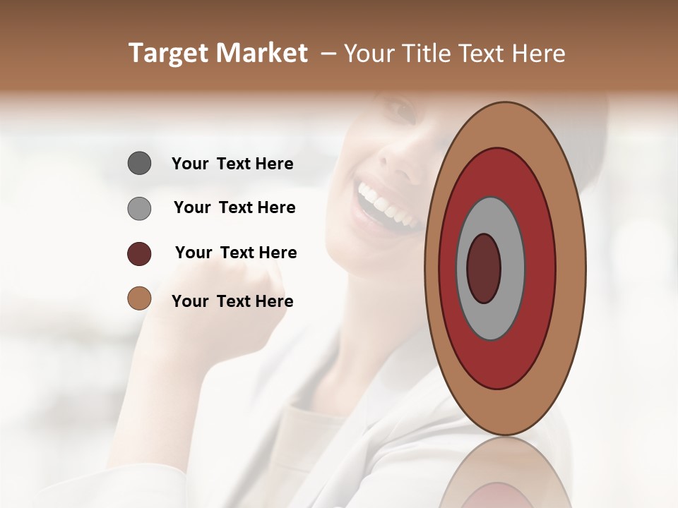 Long Elegance Girl PowerPoint Template