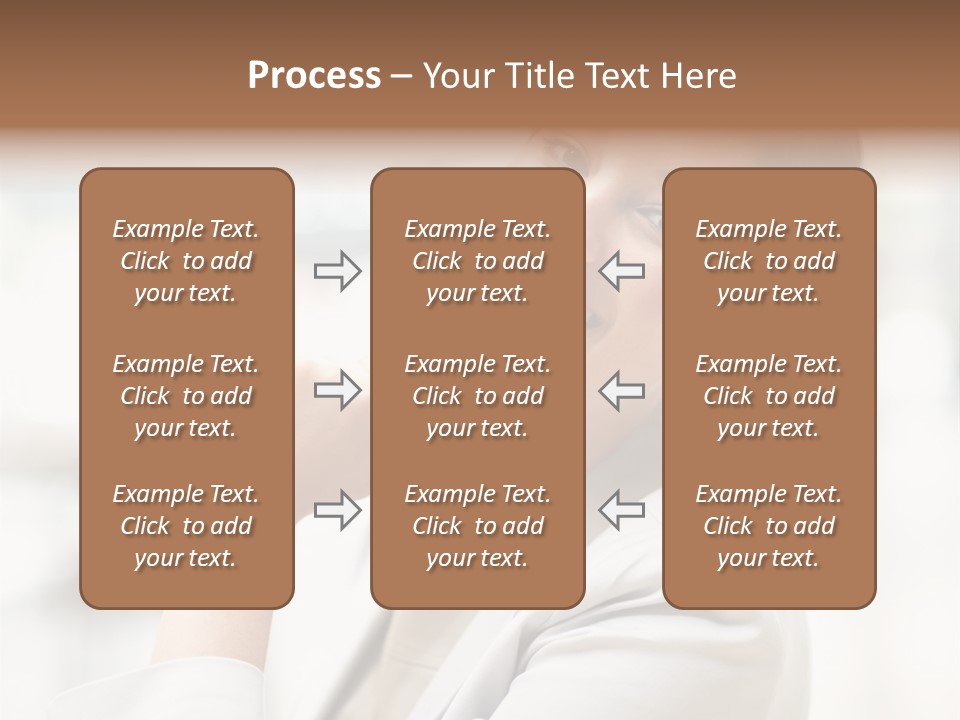 Long Elegance Girl PowerPoint Template