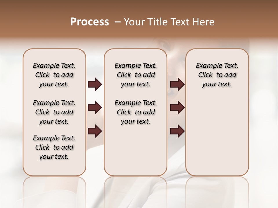 Long Elegance Girl PowerPoint Template