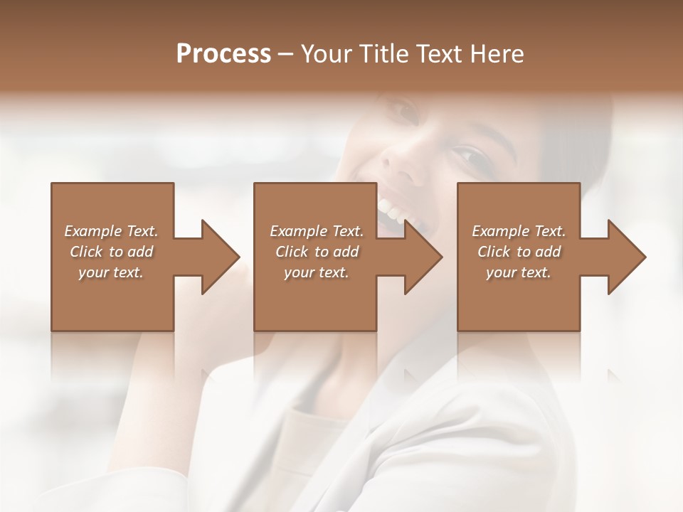 Long Elegance Girl PowerPoint Template