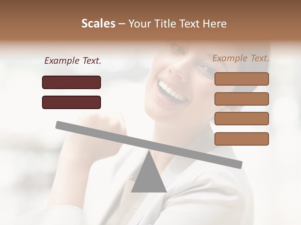 Long Elegance Girl PowerPoint Template