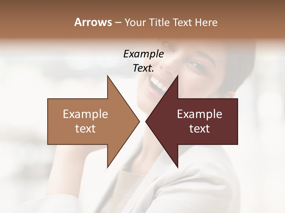 Long Elegance Girl PowerPoint Template