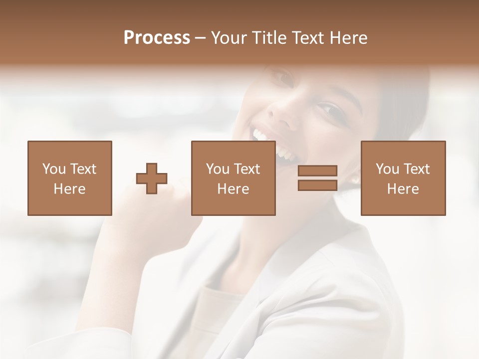 Long Elegance Girl PowerPoint Template