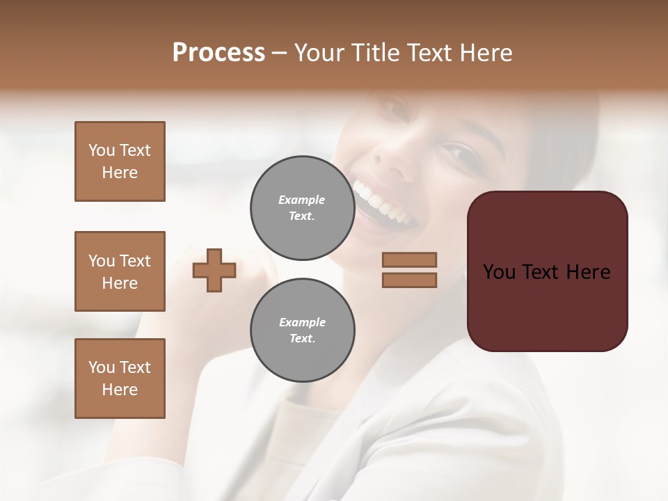 Long Elegance Girl PowerPoint Template