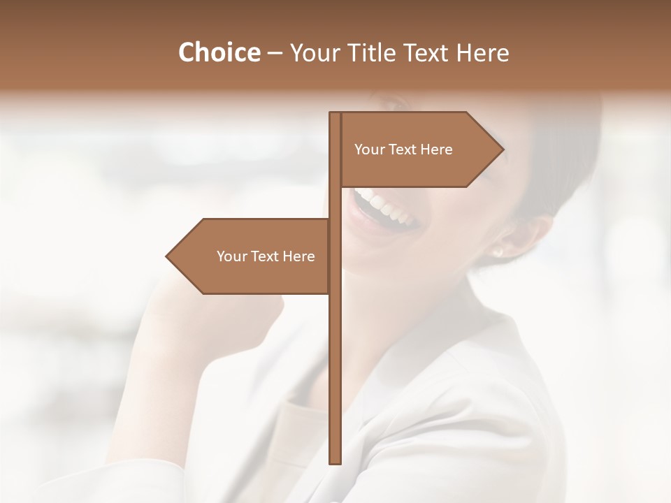 Long Elegance Girl PowerPoint Template