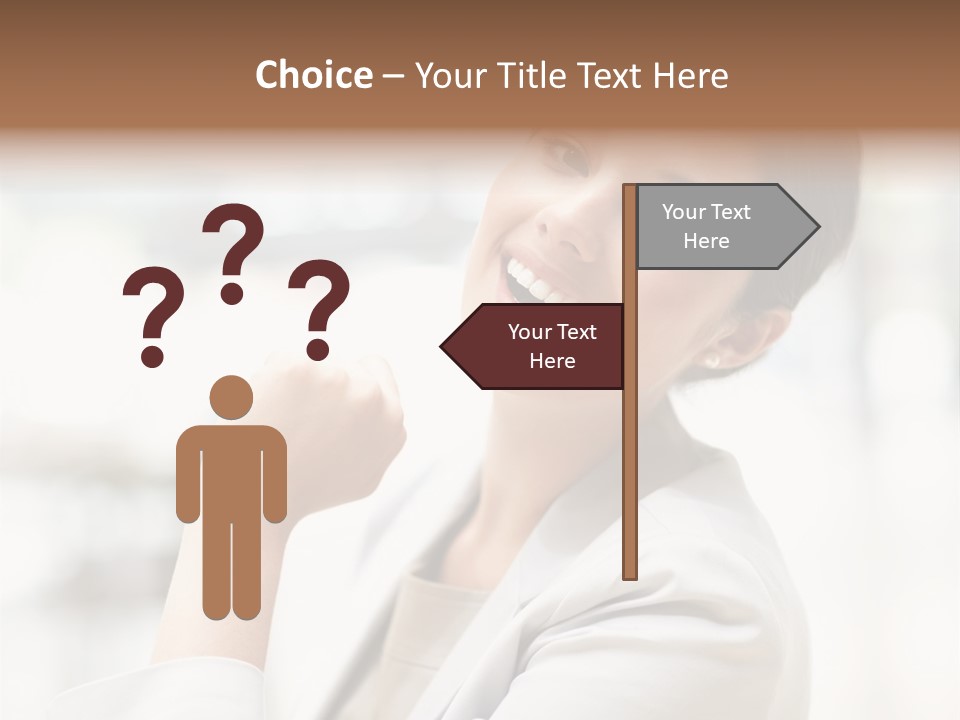 Long Elegance Girl PowerPoint Template