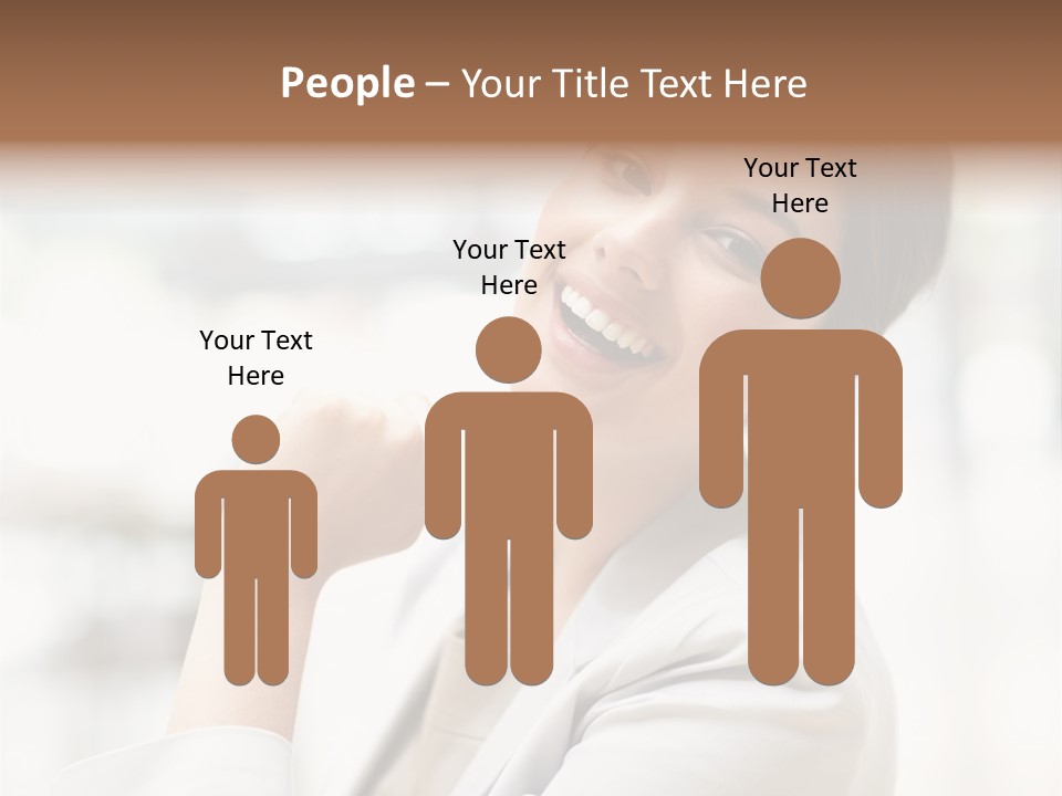 Long Elegance Girl PowerPoint Template