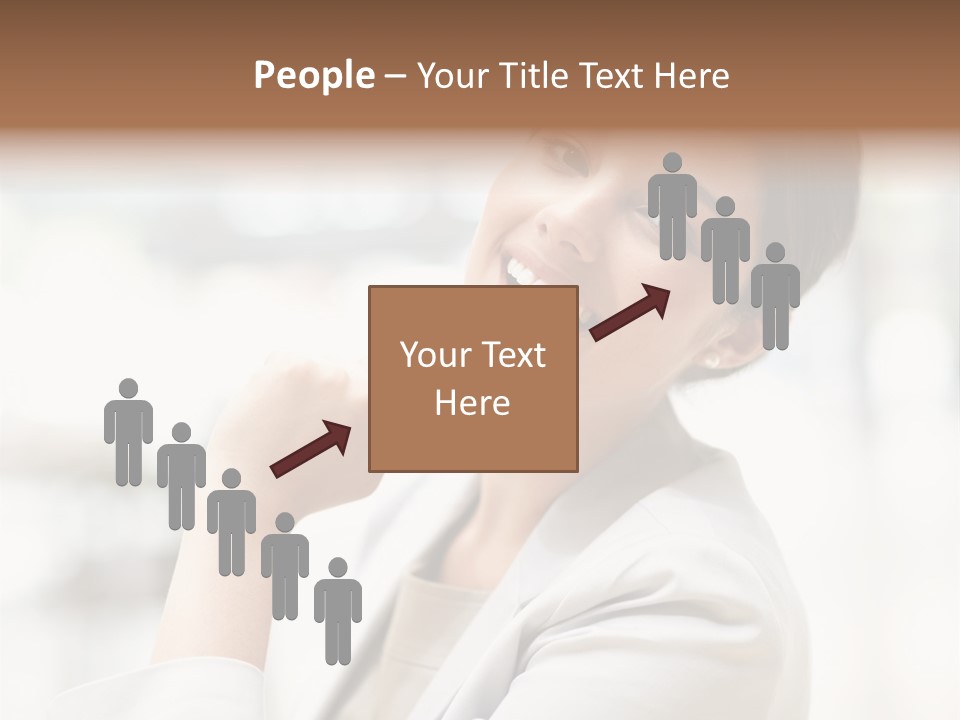 Long Elegance Girl PowerPoint Template