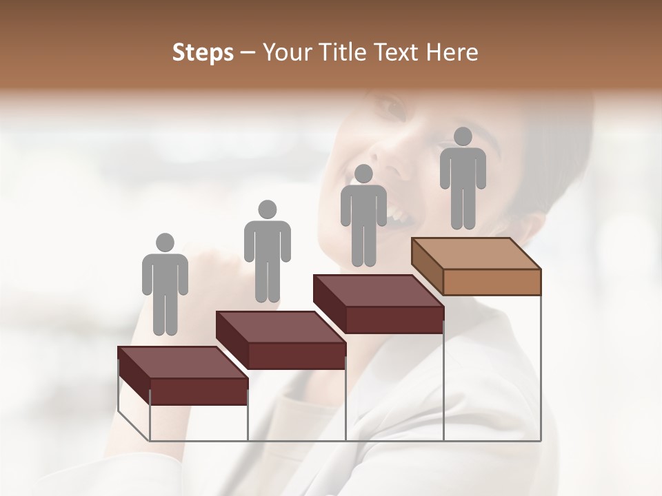 Long Elegance Girl PowerPoint Template