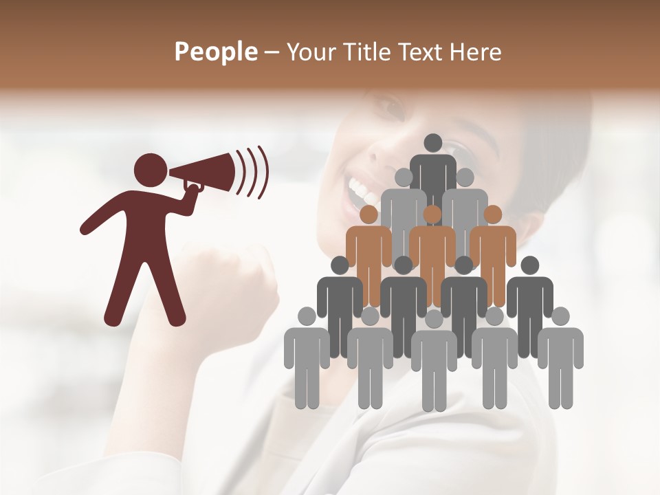 Long Elegance Girl PowerPoint Template