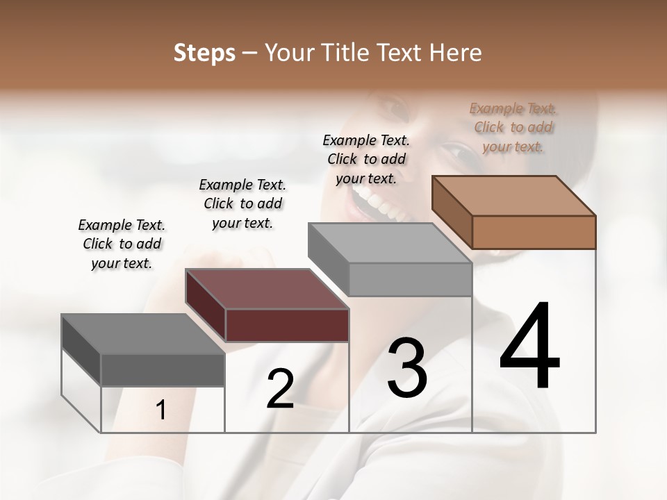 Long Elegance Girl PowerPoint Template