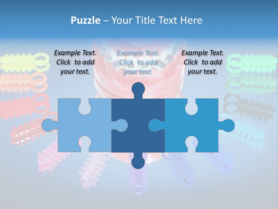 Stick Clinic Orthodontics PowerPoint Template