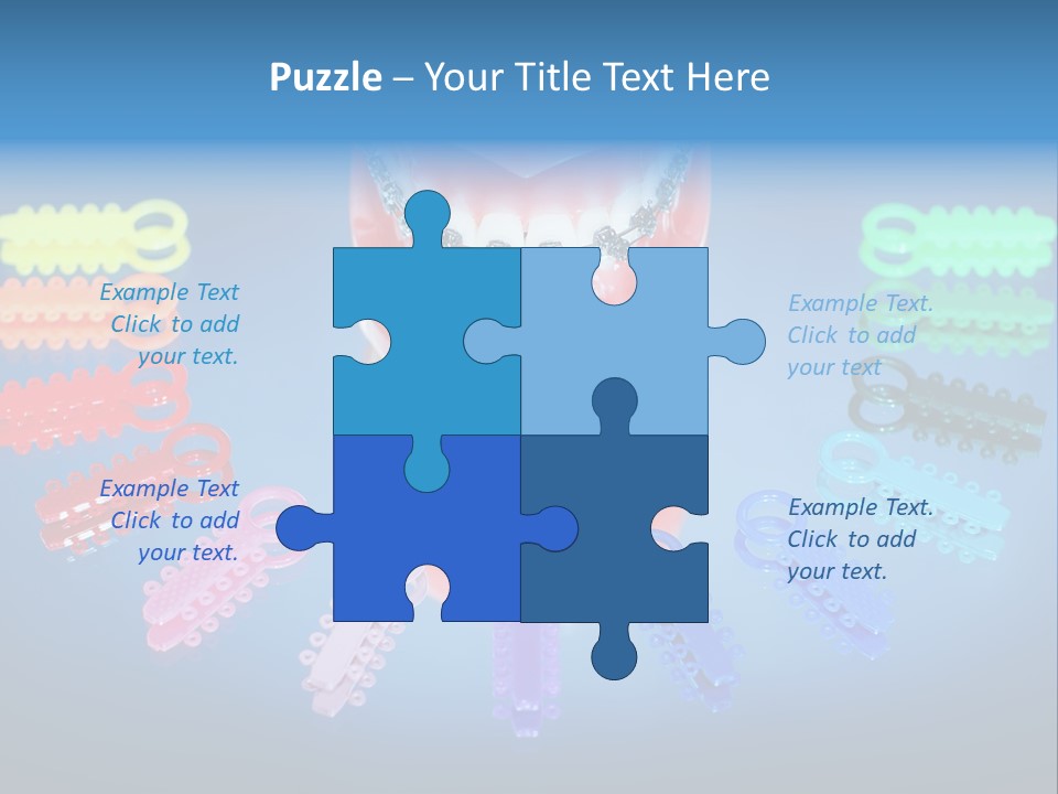 Stick Clinic Orthodontics PowerPoint Template