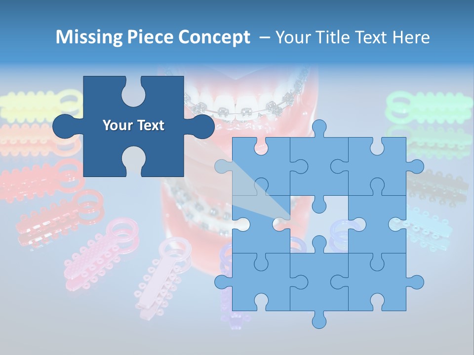 Stick Clinic Orthodontics PowerPoint Template