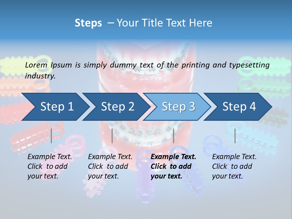 Stick Clinic Orthodontics PowerPoint Template