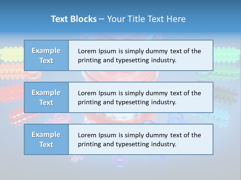 Stick Clinic Orthodontics PowerPoint Template