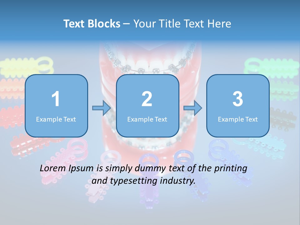 Stick Clinic Orthodontics PowerPoint Template