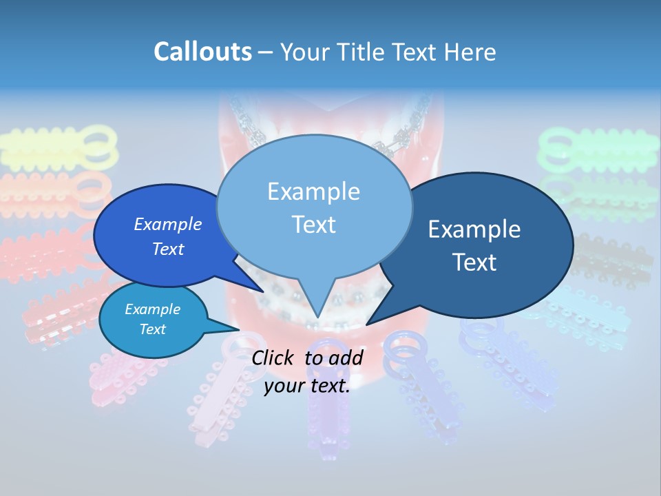 Stick Clinic Orthodontics PowerPoint Template