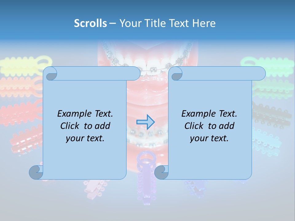 Stick Clinic Orthodontics PowerPoint Template