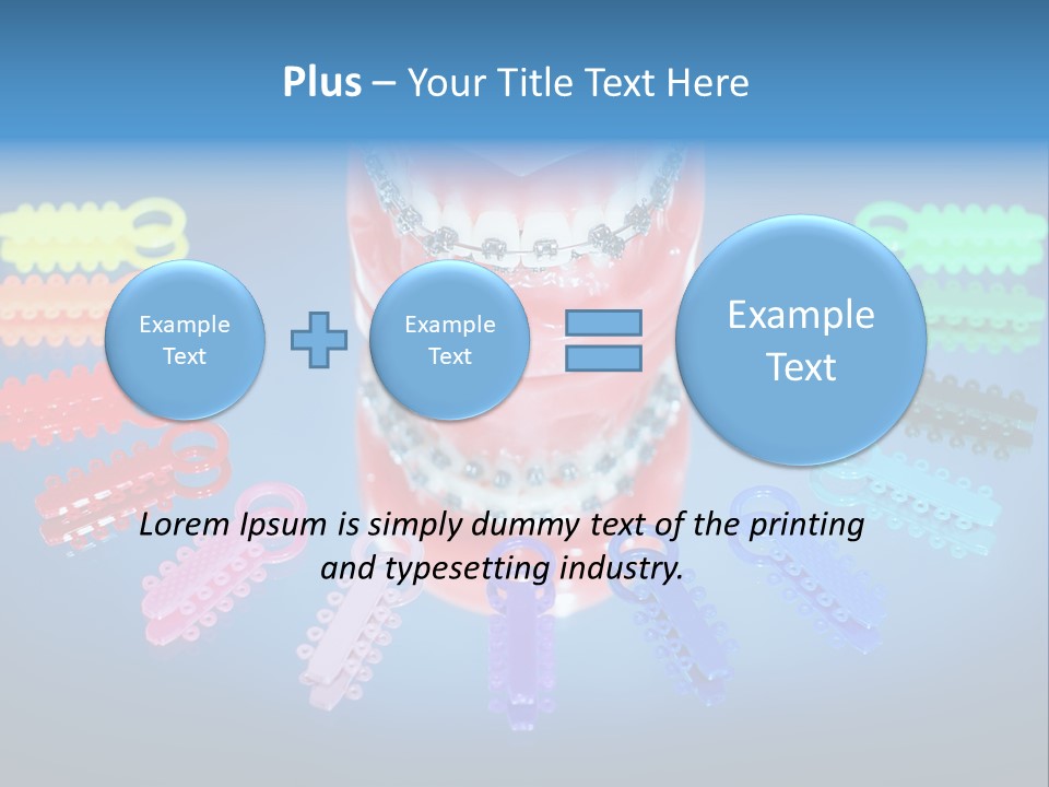 Stick Clinic Orthodontics PowerPoint Template
