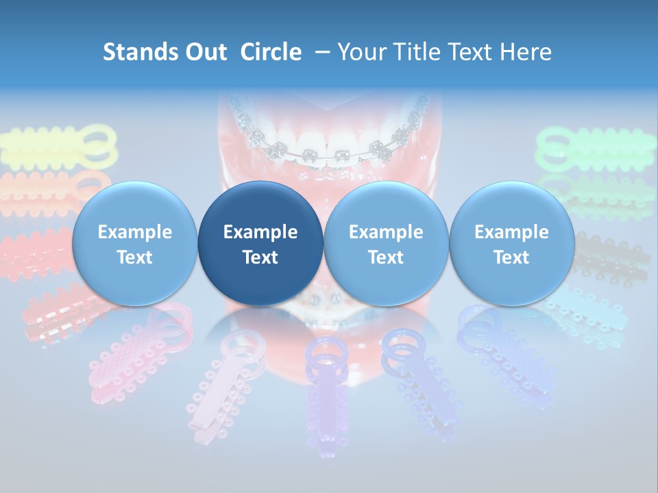 Stick Clinic Orthodontics PowerPoint Template