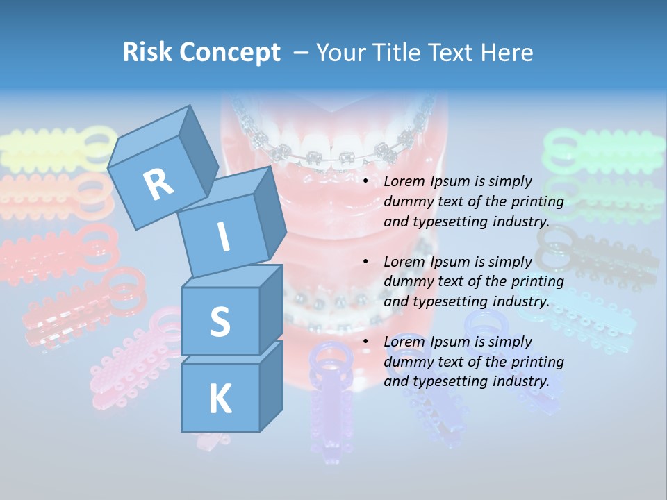 Stick Clinic Orthodontics PowerPoint Template