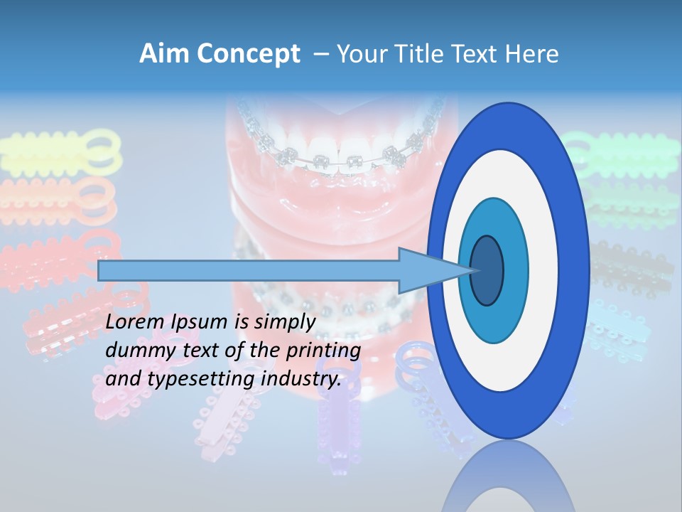 Stick Clinic Orthodontics PowerPoint Template