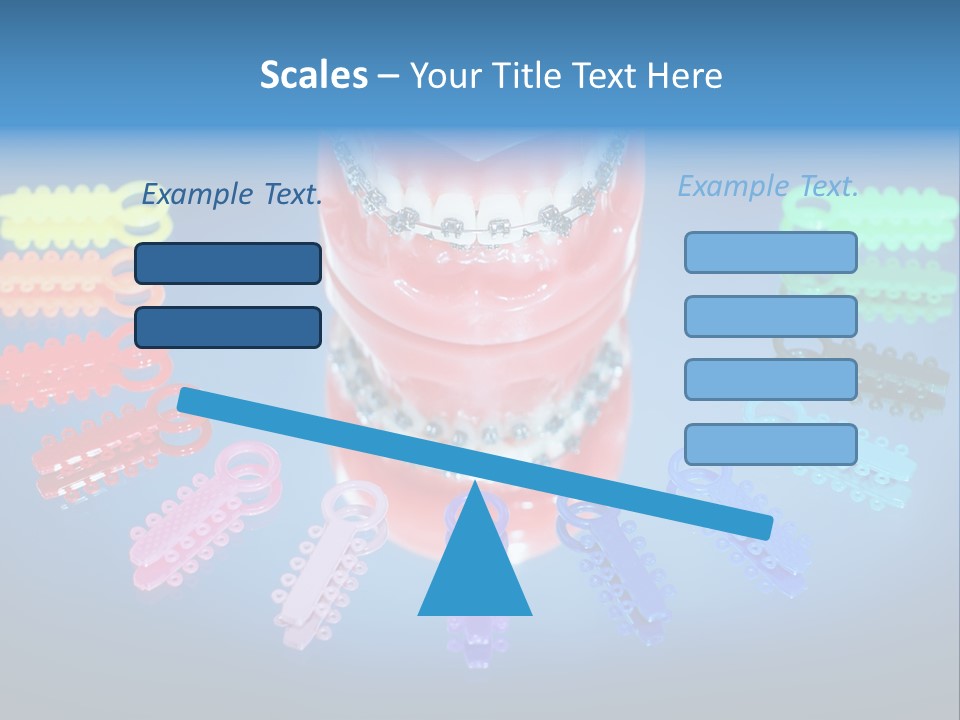 Stick Clinic Orthodontics PowerPoint Template